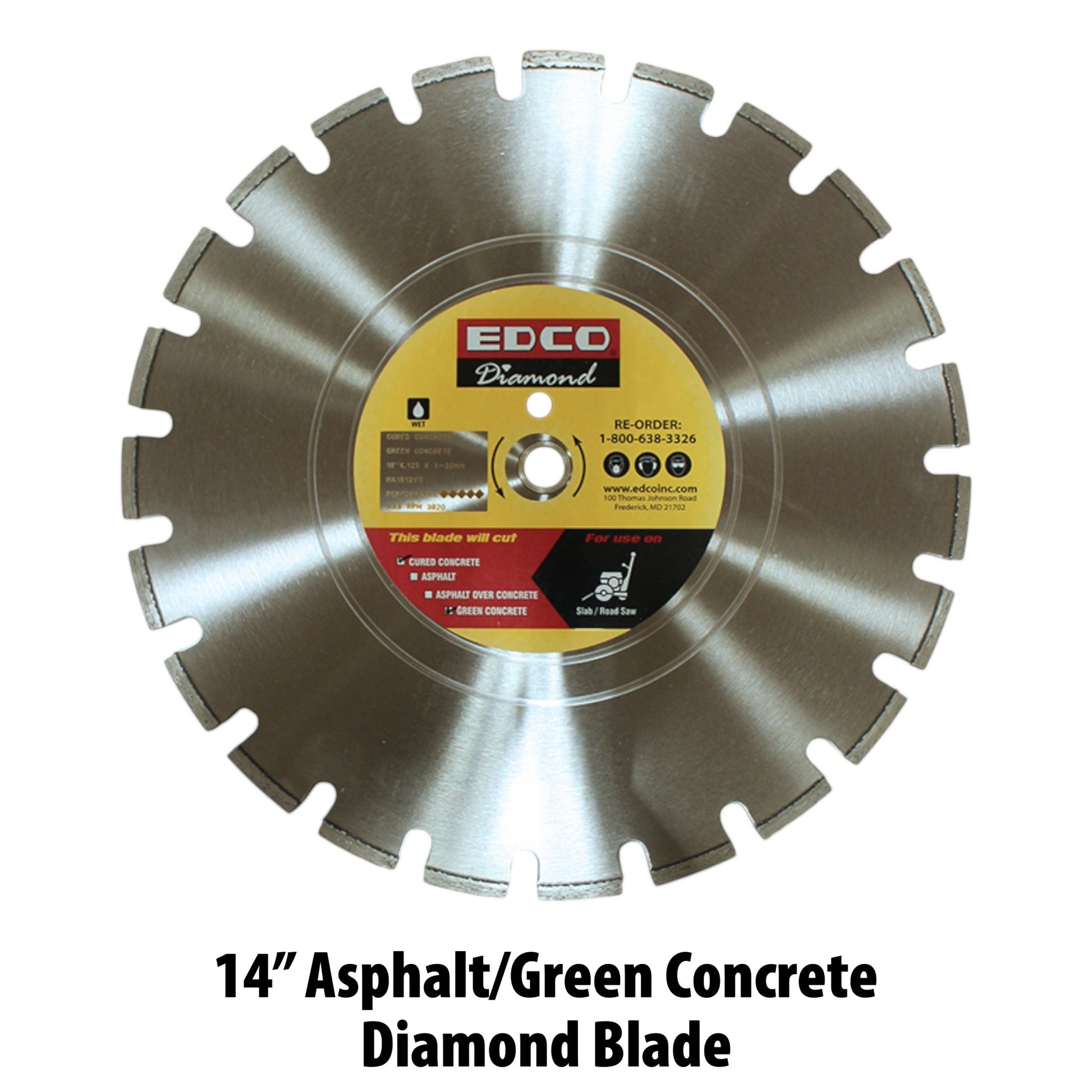 EDCO Concrete/Asphalt Saw Blades D