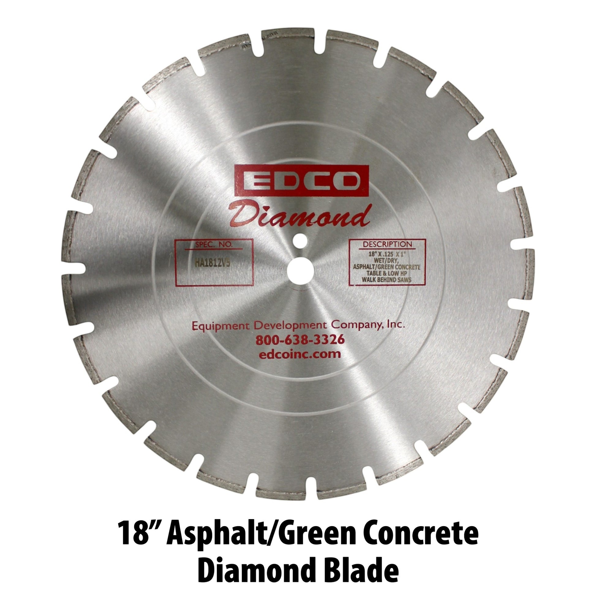 EDCO Concrete/Asphalt Saw Blades E