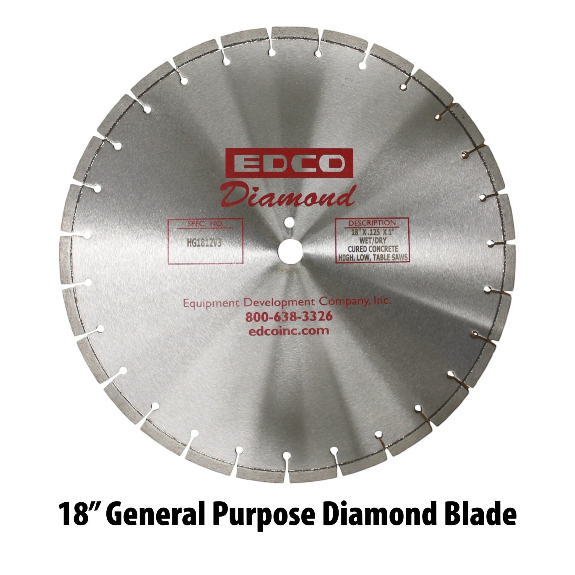 EDCO Concrete/Asphalt Saw Blades F