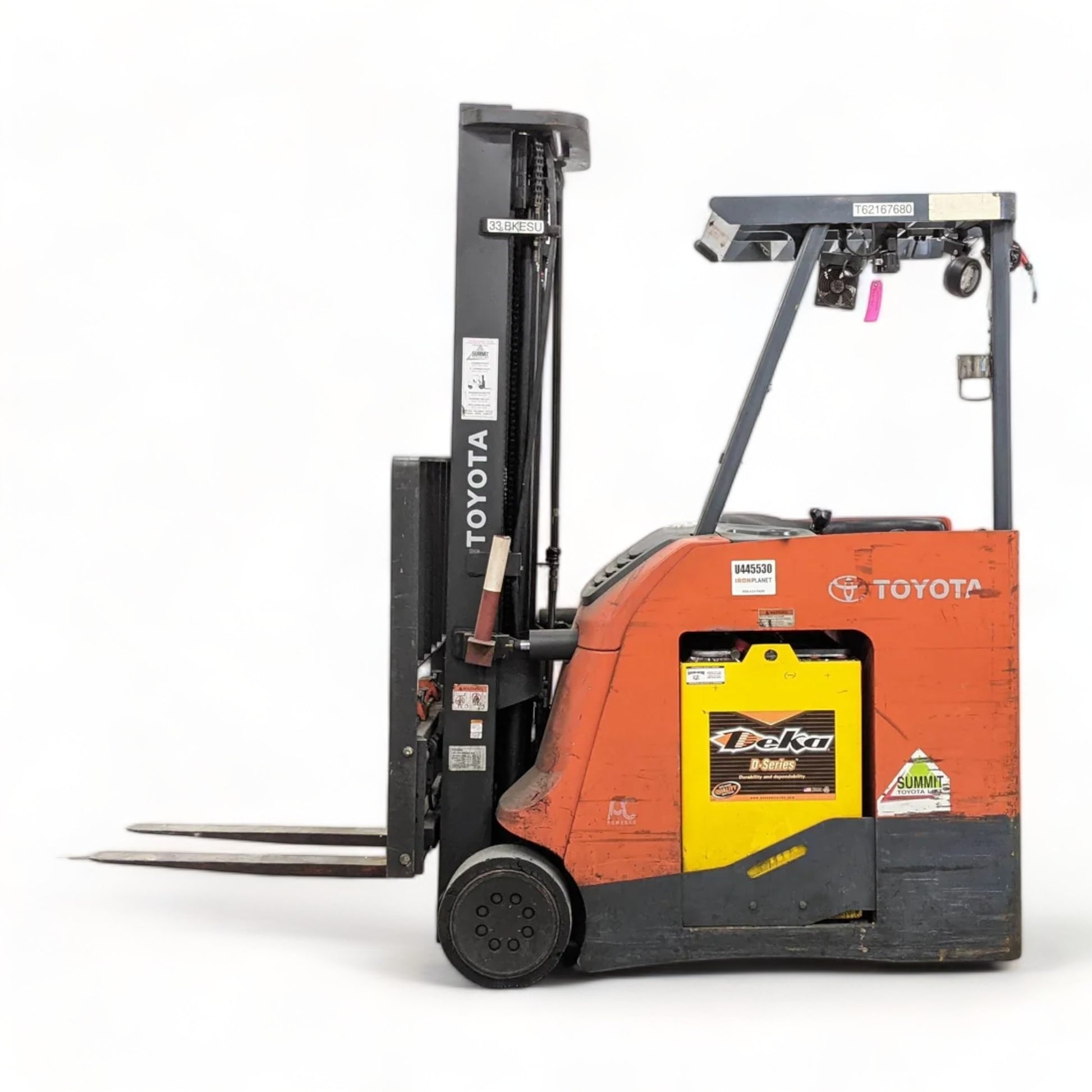 2016 Toyota BNCU20 Electric Forklift 4000 Lb 251 Inch Capacity