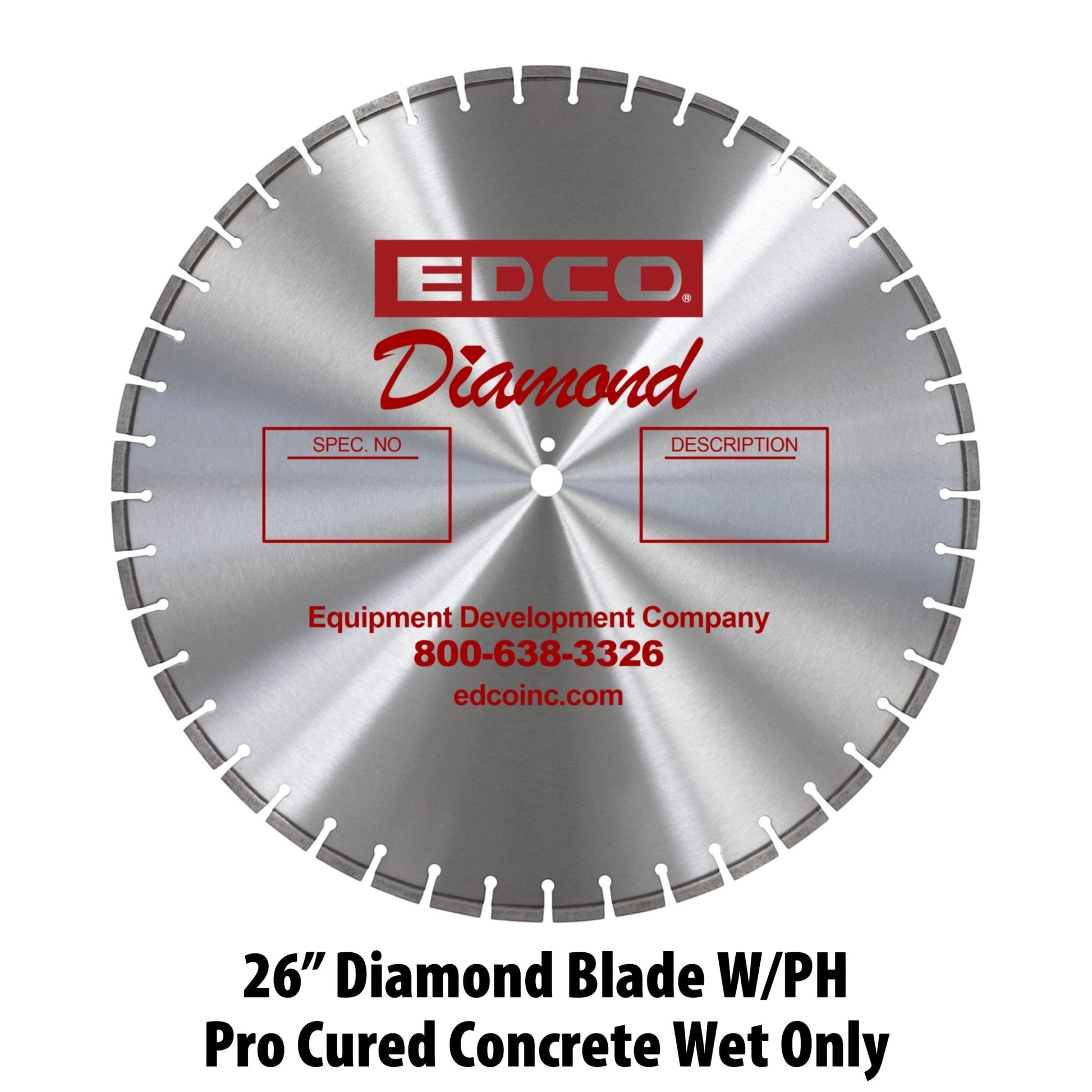 EDCO Concrete/Asphalt Saw Blades M