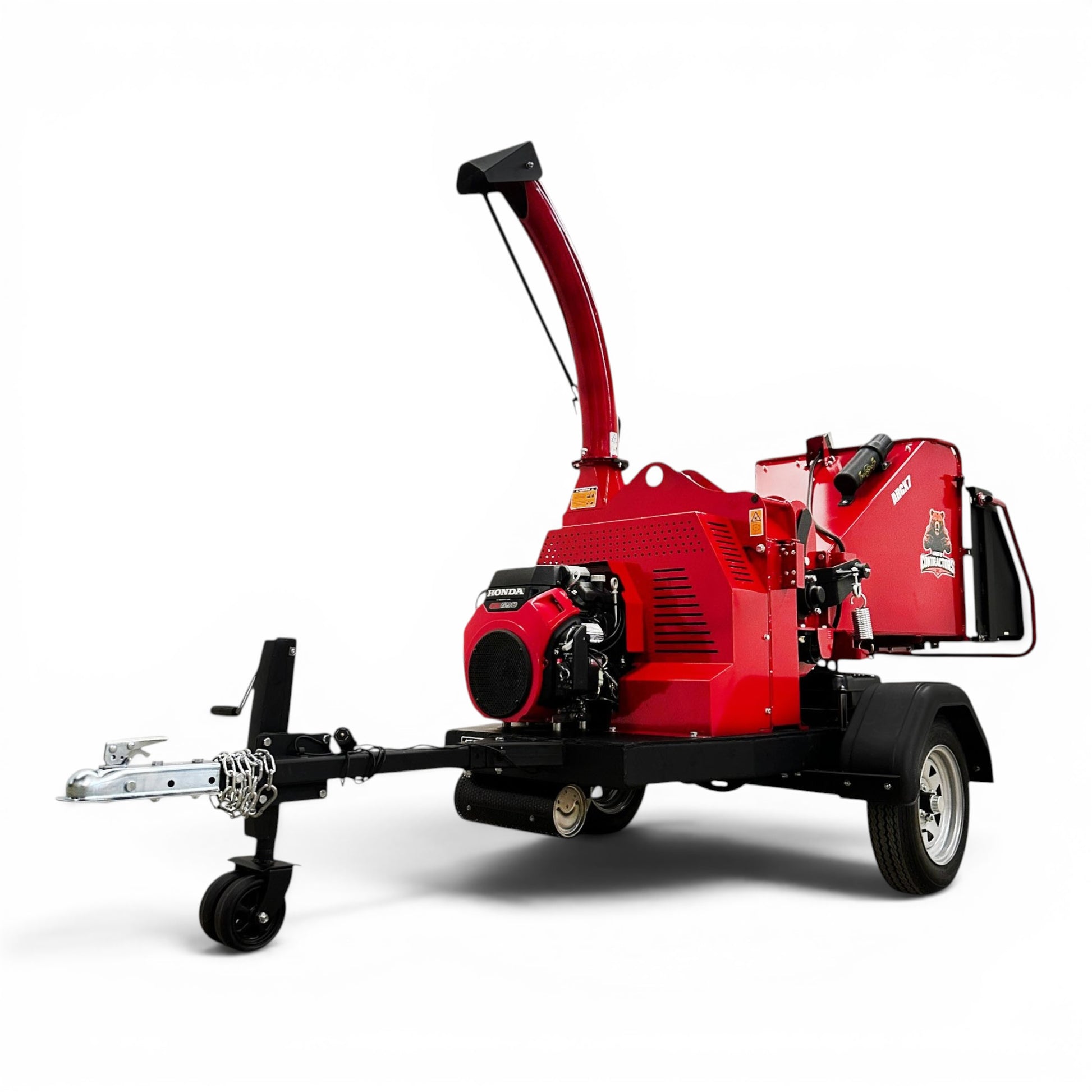 HOC ARCX7 Honda GX690 22 HP 7 Inch Towable Wood Chipper | Hydraulic Infeed | Electric Start | AISI 4140 Steel Drum | Assembled in North America C