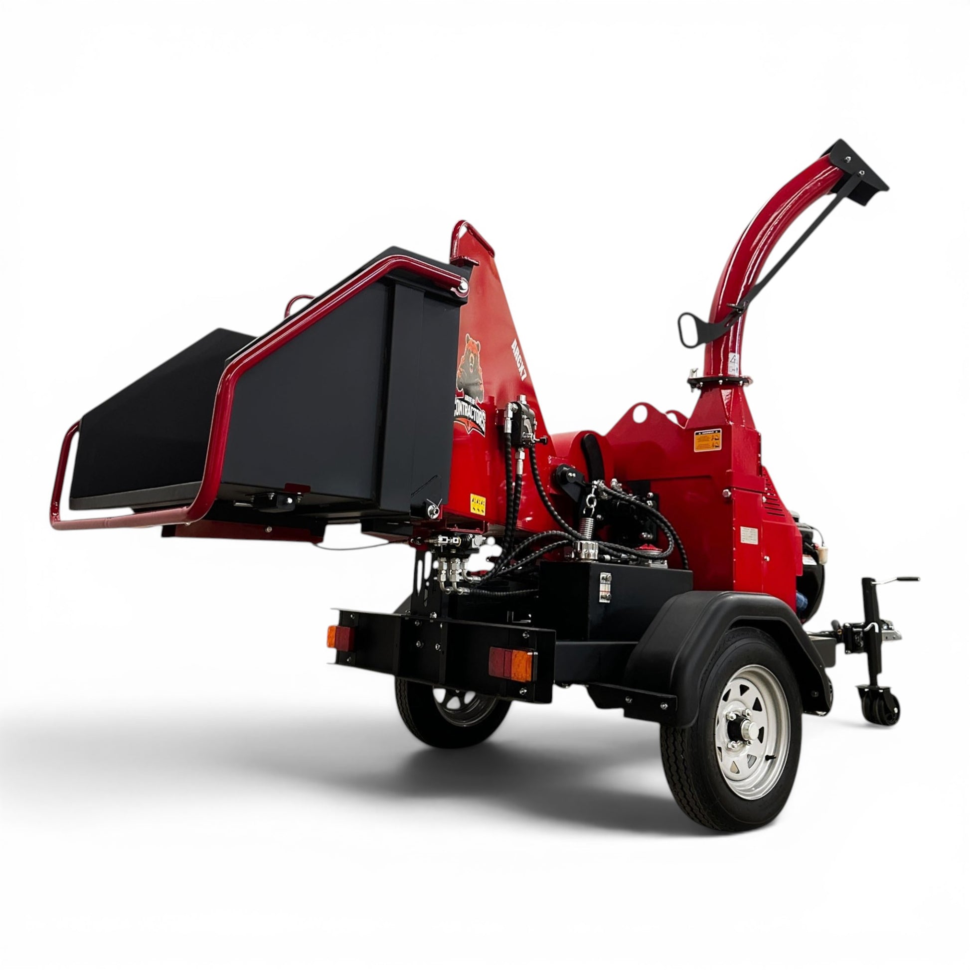 HOC ARCX7 Honda GX690 22 HP 7 Inch Towable Wood Chipper | Hydraulic Infeed | Electric Start | AISI 4140 Steel Drum | Assembled in North America H