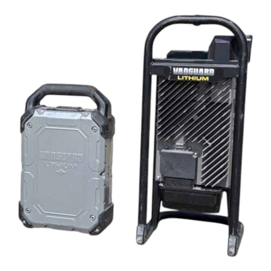 Bartell  BC436 and B424 Battery-Powered Power Trowel - Battery and Charger A