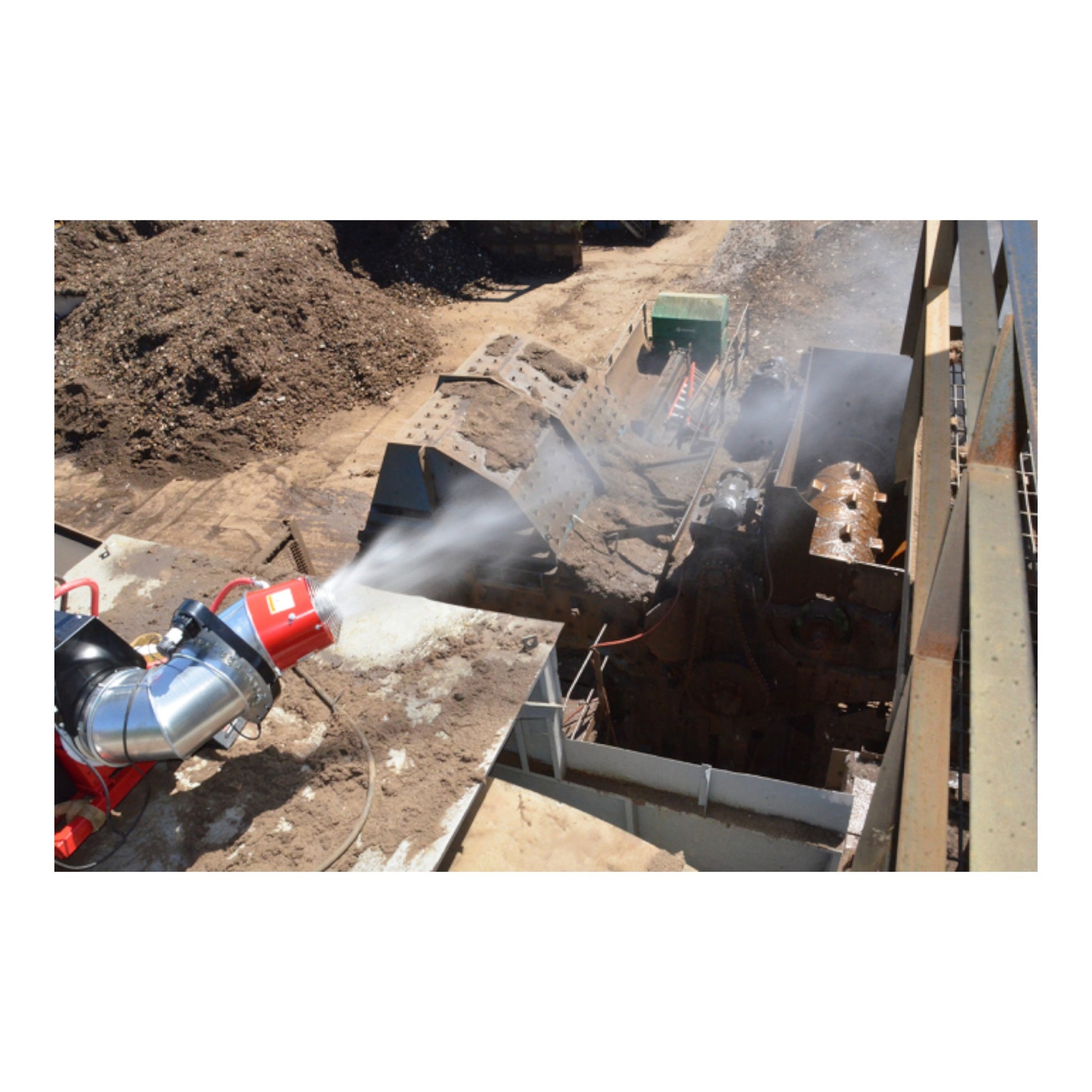 Buffalo Turbine BT-MGC3EFI dust and odor control system with 26.5 HP EFI engine, 270 degree oscillating mist nozzle