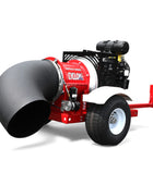 Buffalo Turbine Cyclone KB7 tour-behind turbine-style debris blower with 26.5 HP EFI engine and remote 360 degree nozzle