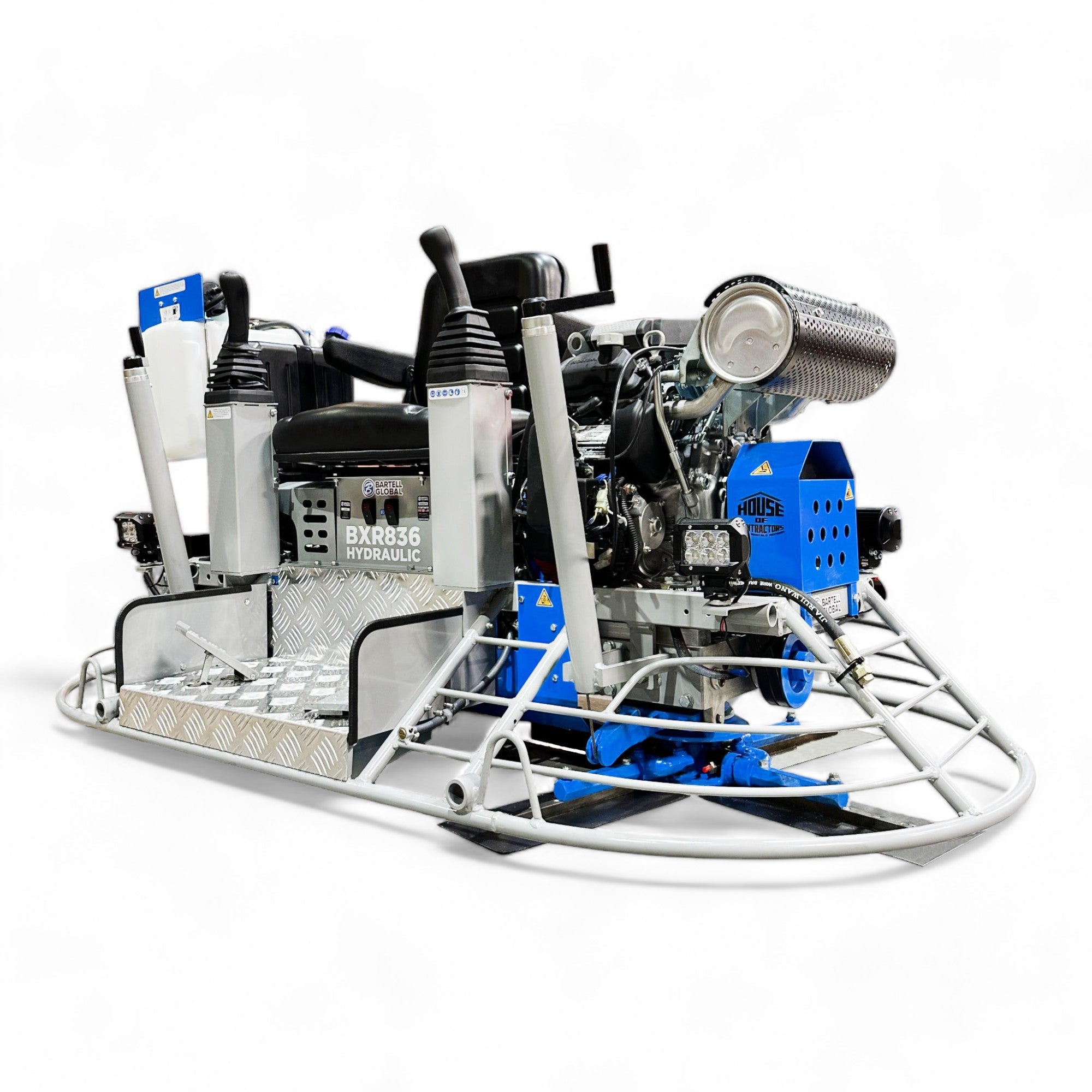 Bartell BXR836H 36 Inch Hydraulic Ride On Power Trowel, Honda