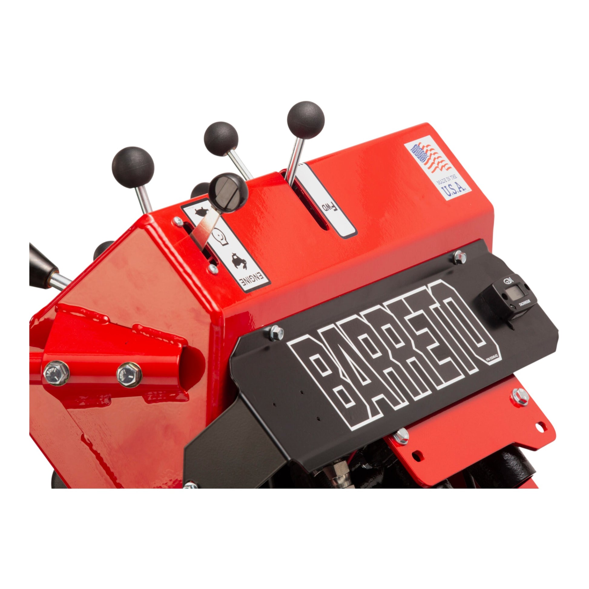 Barreto 1324D trencher with Honda GX390 engine and 24–36 inch digging depth