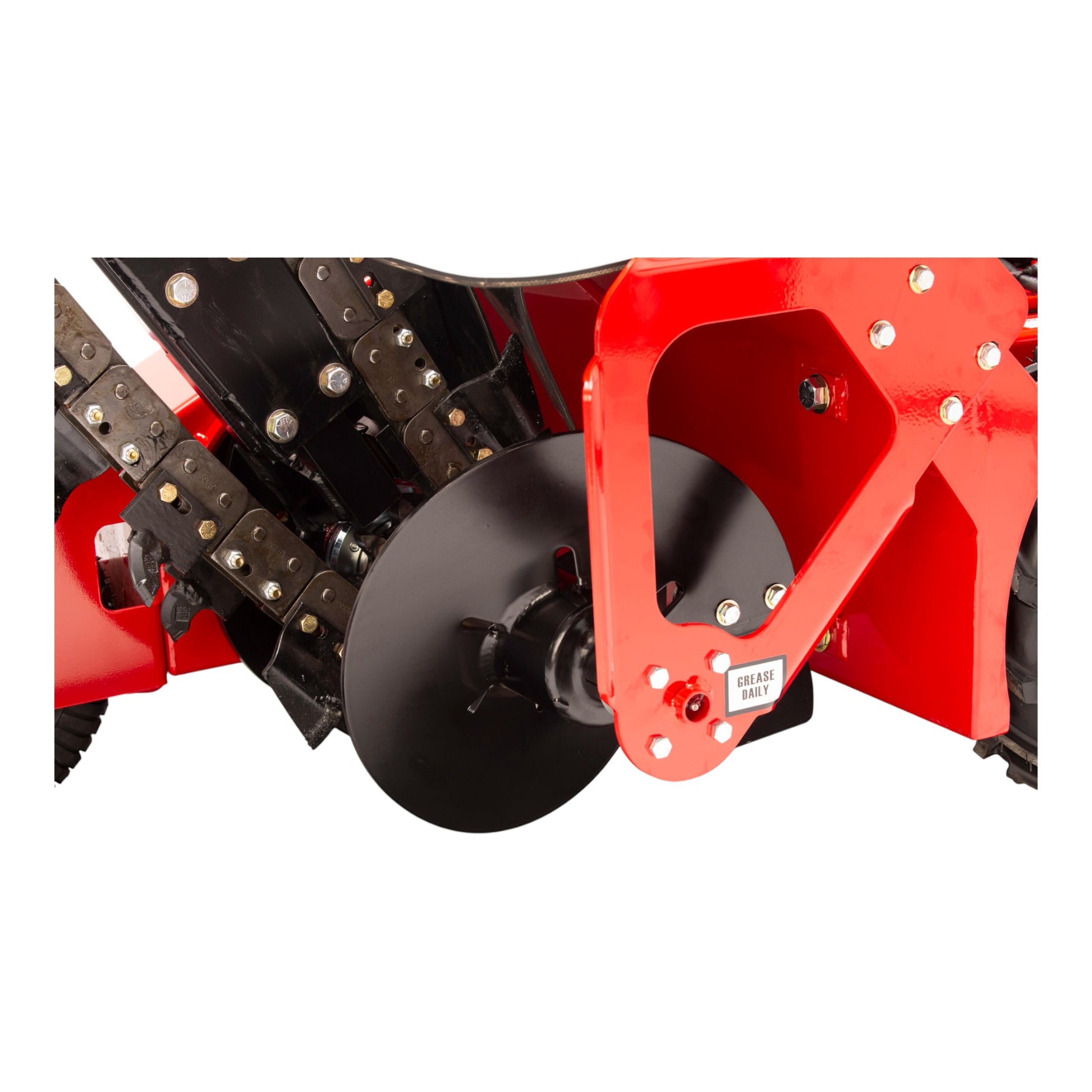 Barreto 1324D trencher with Honda GX390 engine and 24–36 inch digging depth