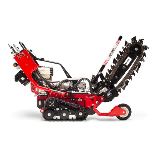 Barreto 1324STK Honda GX390 track trencher with hydraulic drive and 24 or 30-inch digging depth