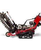 Barreto 1324STK Honda GX390 track trencher with hydraulic drive and 24 or 30-inch digging depth