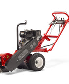 Barreto 13SGH/16SGB stump grinder with Honda engine, swivel cutting head, and heavy-duty carbide teeth