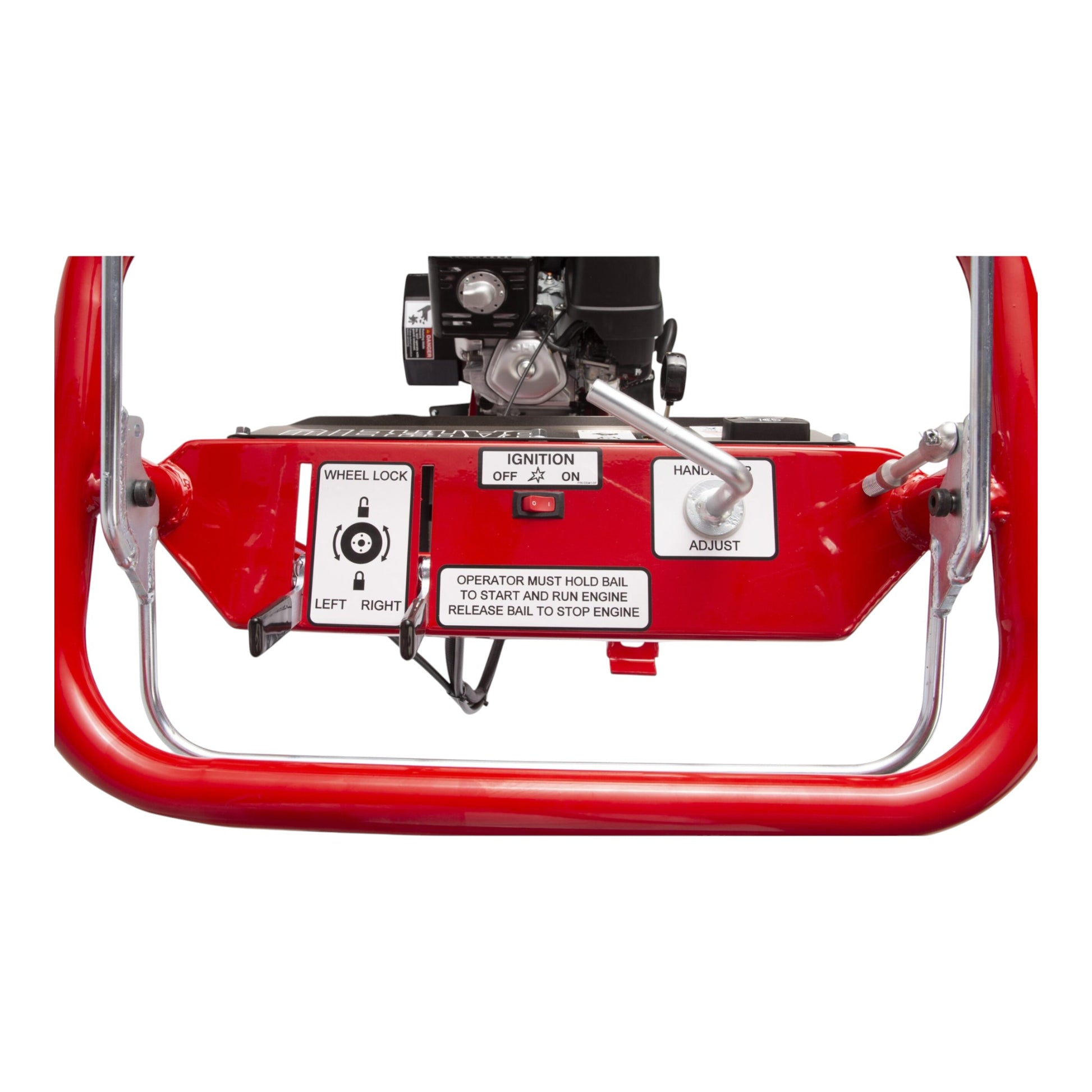 Barreto 13SGH/16SGB stump grinder with Honda engine, swivel cutting head, and heavy-duty carbide teeth