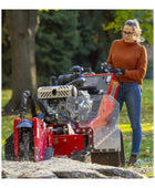 Barreto 30SG stump grinder with track drive system, hydraulic cutter wheel, and 31 HP Vanguard engine