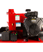 Barreto 3107C wood chipper with 31 HP engine, 7-inch chipping capacity, and heavy-duty hydraulic feed