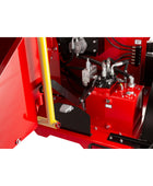 Barreto 3107C wood chipper with 31 HP engine, 7-inch chipping capacity, and heavy-duty hydraulic feed