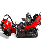 Barreto 37SG stump grinder with track drive, hydraulic cutter wheel, and 37 HP Vanguard engine