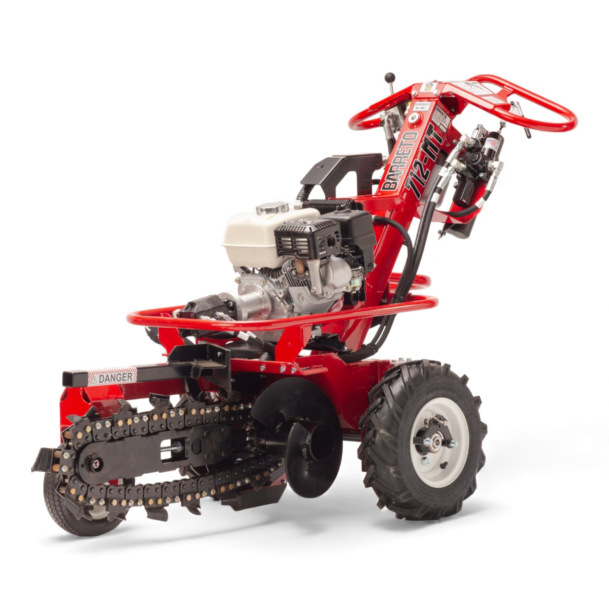 Barreto 712MTH Honda GX200 Micro Trencher - 12