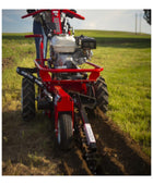 Barreto 712MTH micro trencher with Honda GX200 engine and 12–18 inch digging depth options