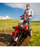 Barreto 712MTH micro trencher with Honda GX200 engine and 12–18 inch digging depth options