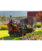 Barreto 825TKL mini track loader with 25 HP Kubota diesel engine and 976.5 lb operating capacity