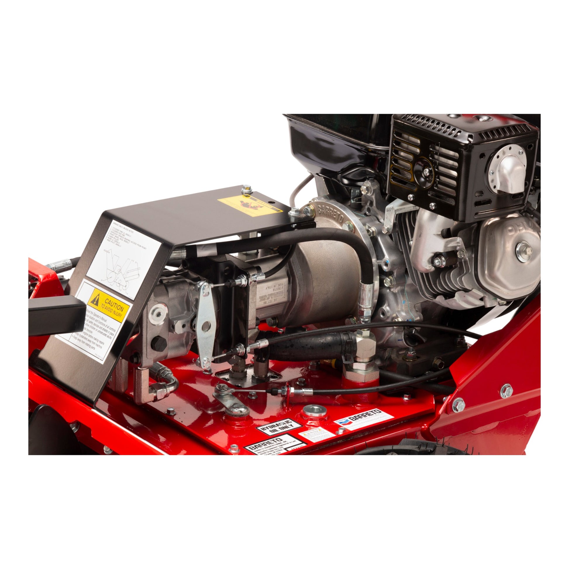 Barreto 912HM mini trencher with Honda GX270 engine and 12, 18, or 24 inch trenching depth options