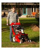 Barreto 912HM mini trencher with Honda GX270 engine and 12, 18, or 24 inch trenching depth options