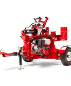 Barreto 920LS/922LS log splitter with 10 HP engine and heavy-duty hydraulic splitting power