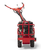 Barreto E918H rear-tine tiller with Honda GX engine, heavy-duty tines, and hydraulically driven transmission