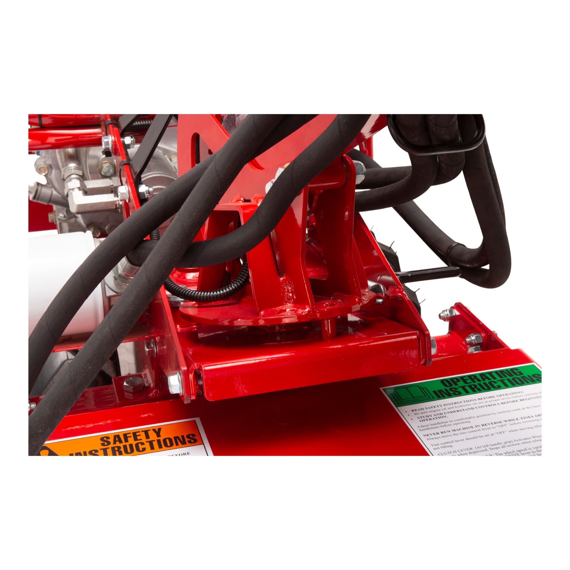 Barreto E918H rear-tine tiller with Honda GX engine, heavy-duty tines, and hydraulically driven transmission