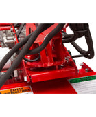 Barreto E918H rear-tine tiller with Honda GX engine, heavy-duty tines, and hydraulically driven transmission