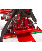 Barreto E918H rear-tine tiller with Honda GX engine, heavy-duty tines, and hydraulically driven transmission