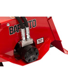 Barreto 1320H/1620B heavy-duty full-size rear-tine tiller with hydraulic drive, hardened tines, and commercial tilling capability