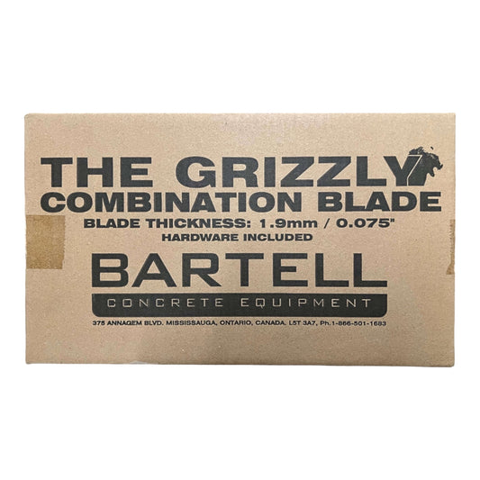 Bartell Grizzly Lames combinées pour truelle mécanique de 36 pouces