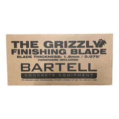 Bartell Grizzly 36 Inch Power Trowel Finishing Blades