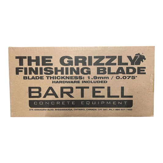 Cuchillas de acabado para paleta eléctrica Bartell Grizzly de 36 pulgadas