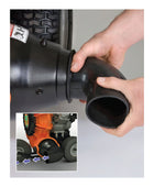 Soplador de fuerza para caminar detrás, serie Billy Goat F13 para contratistas y municipales, Honda GX390 11 Hp, Aim N Shoot D patentado