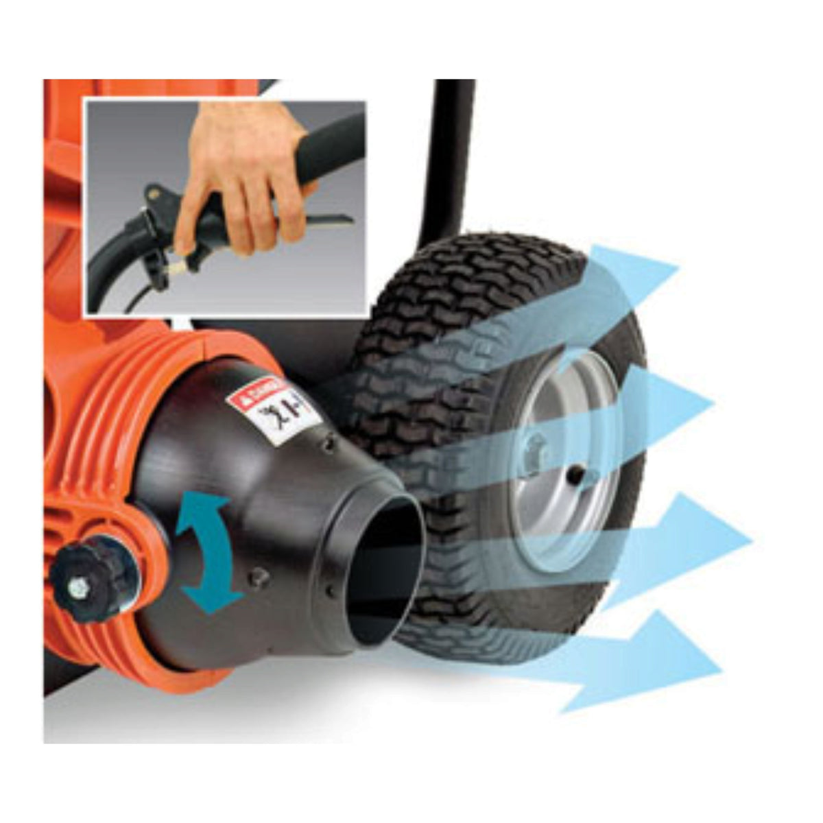 Billy Goat F18 Ultimate Walk-Behind Blower Force Blower, Vanguard Engine, Patented Aim N Shoot B