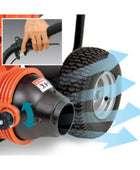 Billy Goat F902H, sopladora de propiedades grandes / comercial de caminar detrás, motor Honda GX270 de 9 Hp, Aim N Shoot B patentado