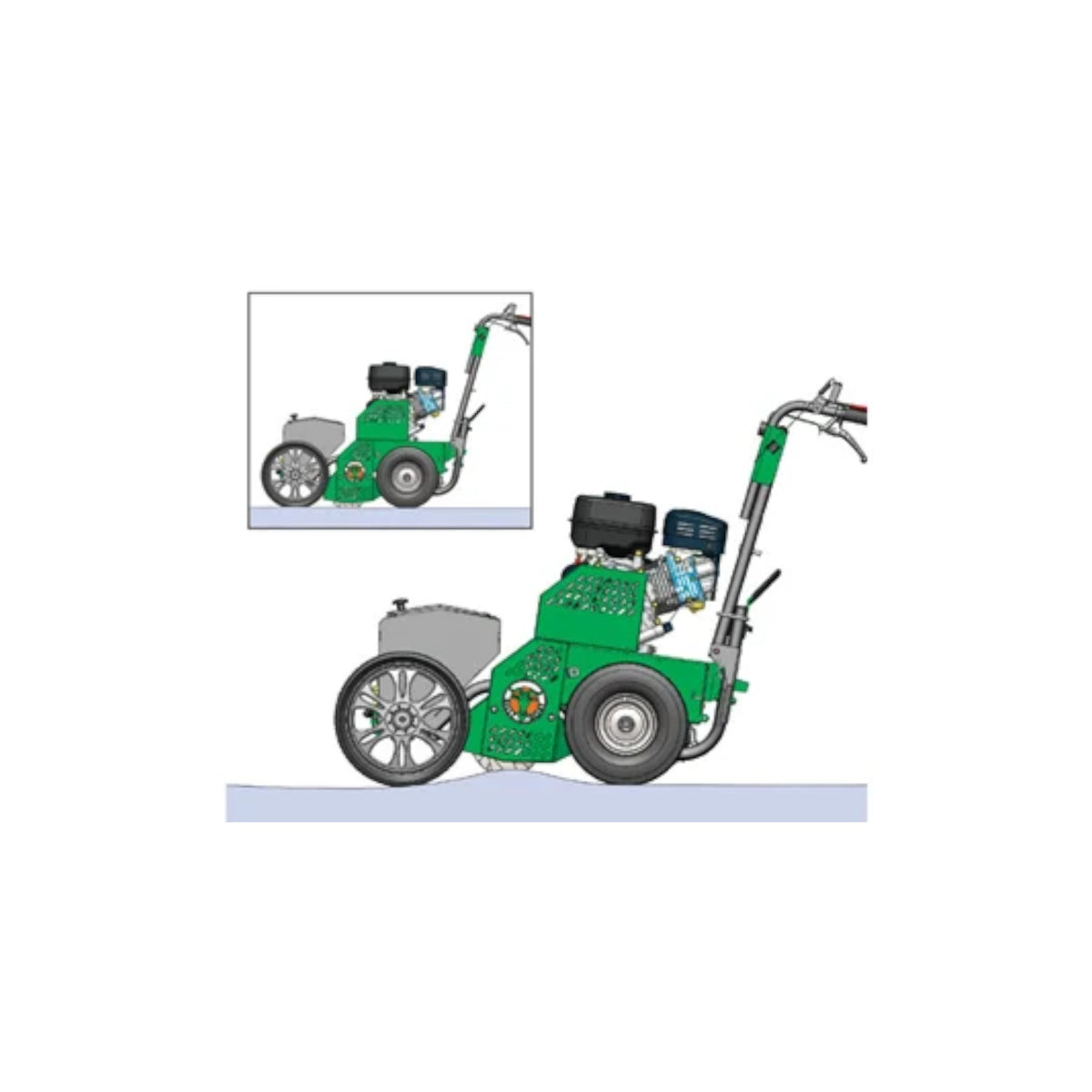 Billy Goat OS901SPH 22" Self-Propelled Hydrostatic Drive Overseeder | Honda GX270 | Auto Drop System E