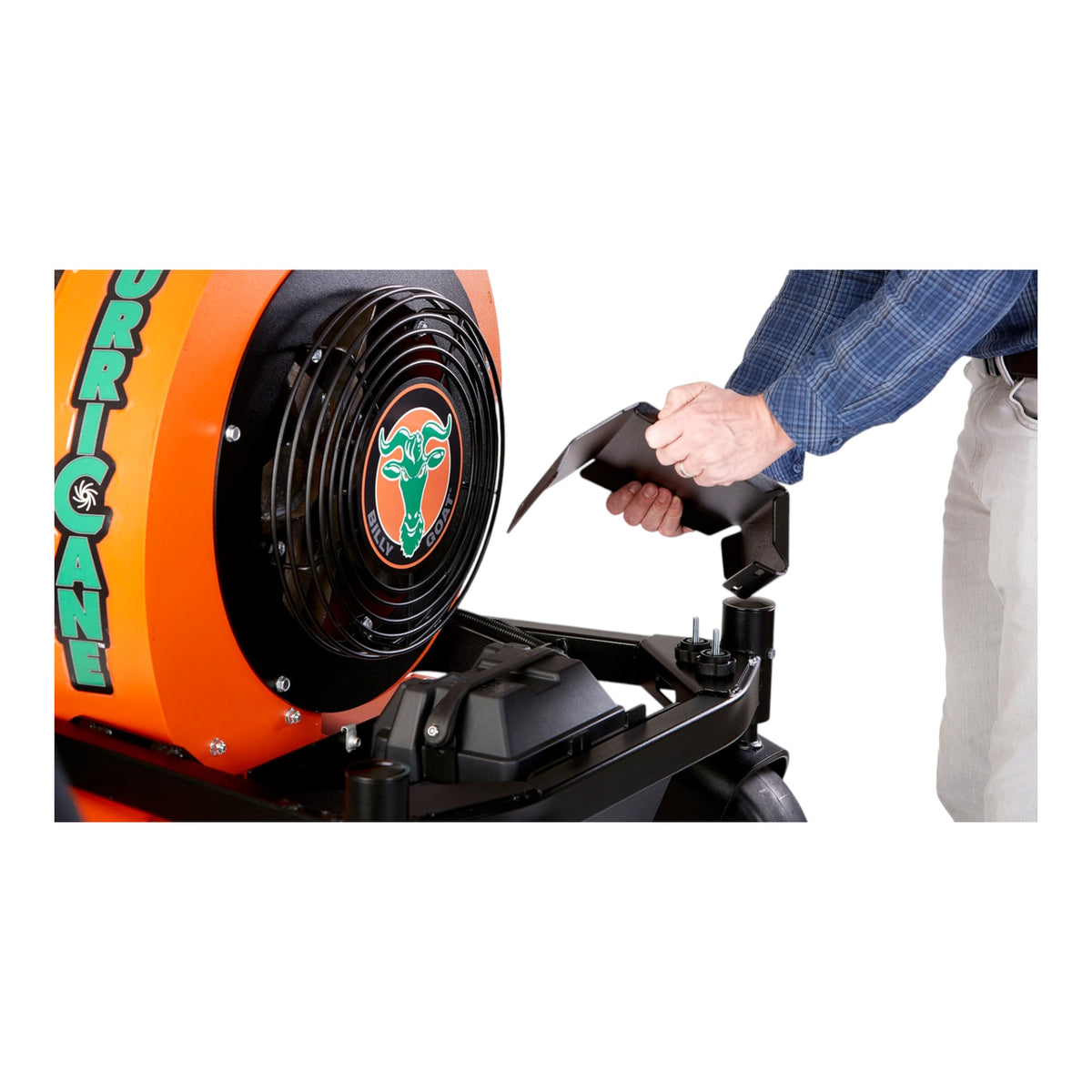Billy Goat P2000 Hurricane Hydro-Drive Zero Turn Stand On Blower, Vanguard V-Twin Engine with Electric Start D
