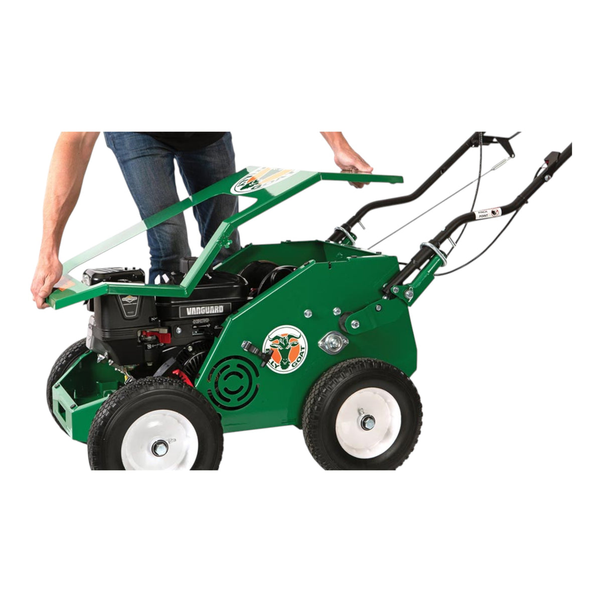 Billy Goat PLUGR PL1800 Series 18" Reciprocating Aerator | Honda or Vanguard Engine | Tine Driven B
