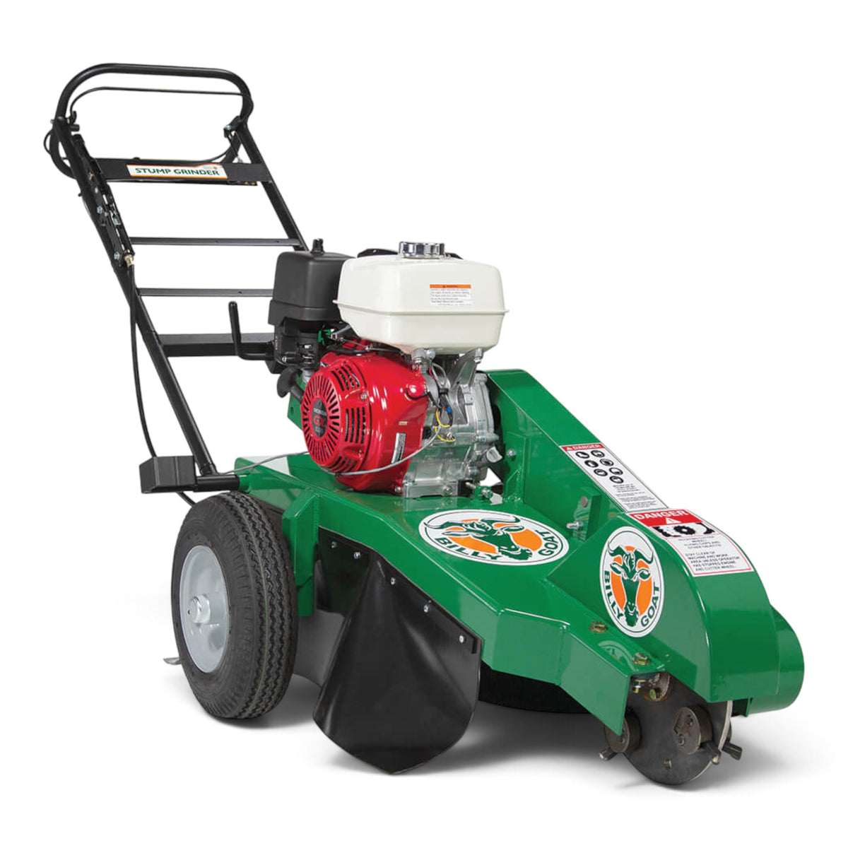 Billy Goat SG1301 Series Stump Grinder, Honda GX390 11 Hp, 24" Above Grade and 16" Below Grade, Carbide Cutting Teeth