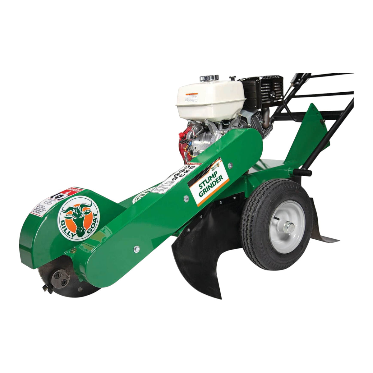 Billy Goat SG1301 Series Stump Grinder, Honda GX390 11 Hp, 24" Above Grade and 16" Below Grade, Carbide Cutting Teeth