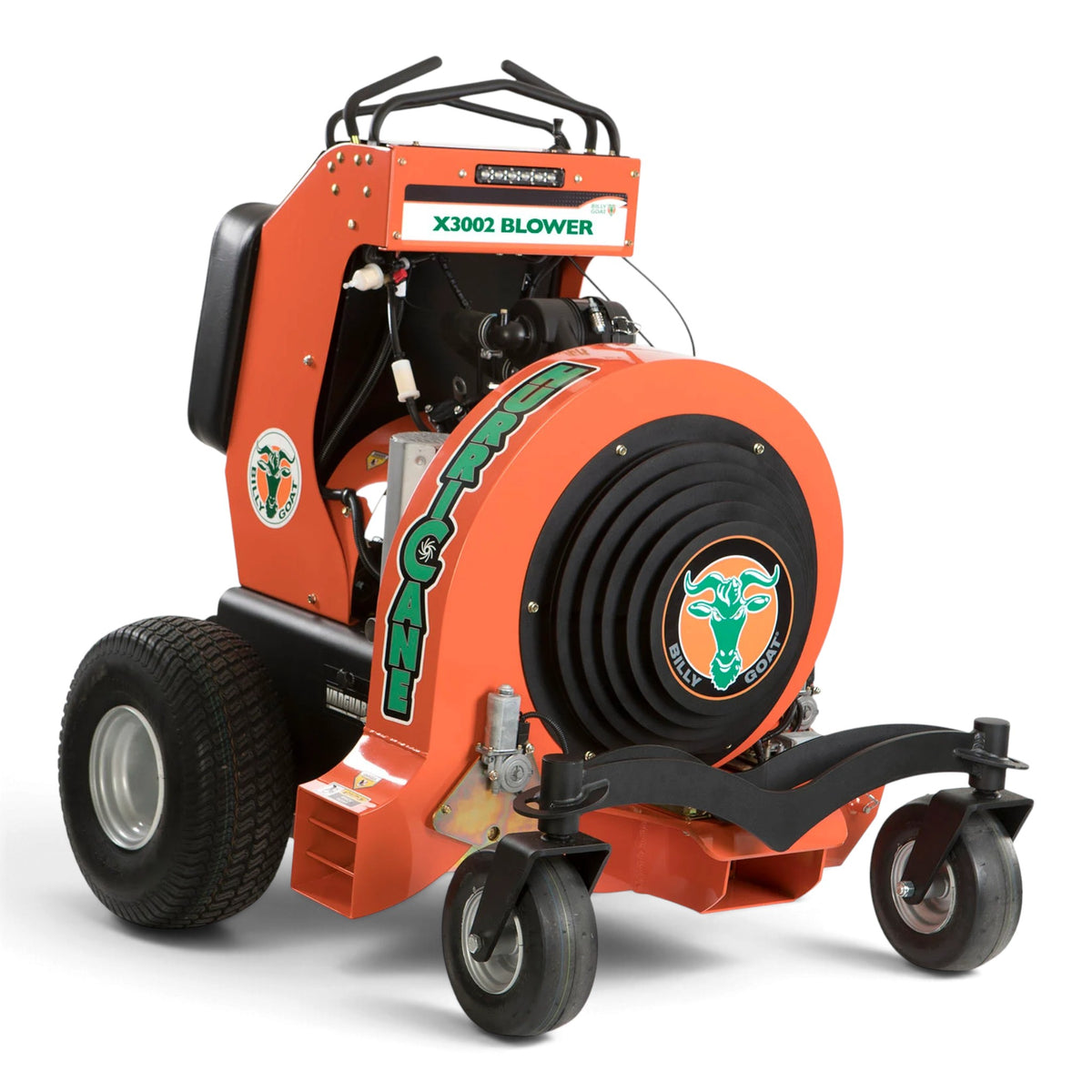 Billy Goat X3002 Hurricane Hydro-Drive Zero Turn Stand On Blower, Vanguard V-Twin Engine with Electric Start A