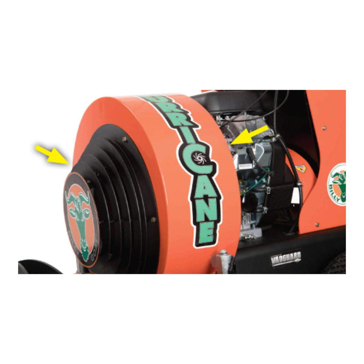 Billy Goat Z3002 Hurricane Hydro-Drive Zero Turn Stand On Blower, Vanguard V-Twin Engine with Electric Start F