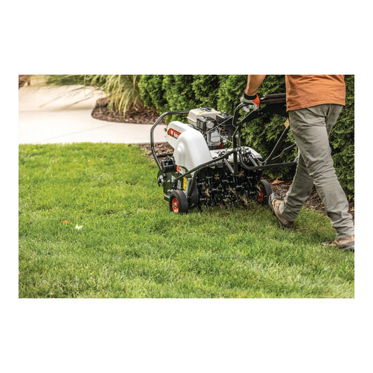 Bobcat AE19 19-inch walk-behind aerator with hydro drive and coring tines