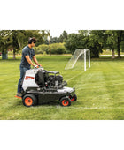 Bobcat AE30S 30-inch stand-on aerator with rear operator platform, durable tines, and heavy-duty frame