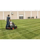 Bobcat AE30S 30-inch stand-on aerator with rear operator platform, durable tines, and heavy-duty frame