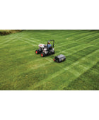 Bobcat AE36 36-inch tow-behind aerator with 4-wheel design, heavy-duty tines, and commercial durability